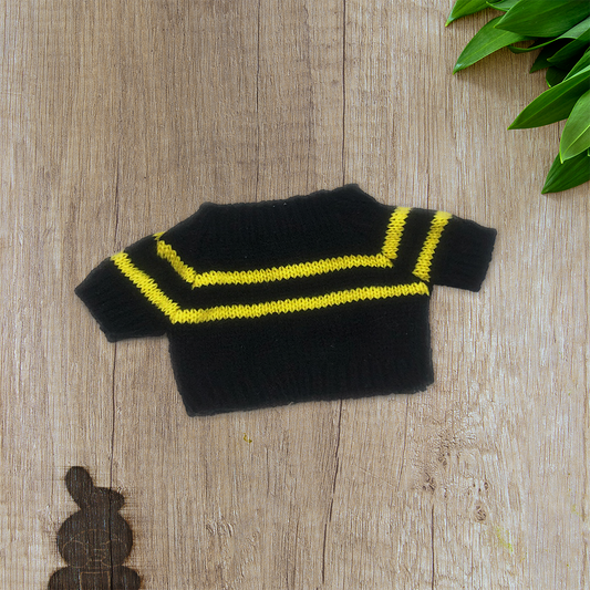 Black Striped Sweater