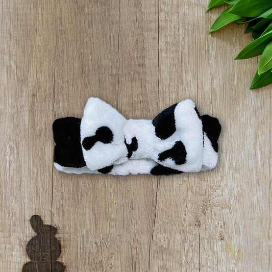 Cow Print Bow