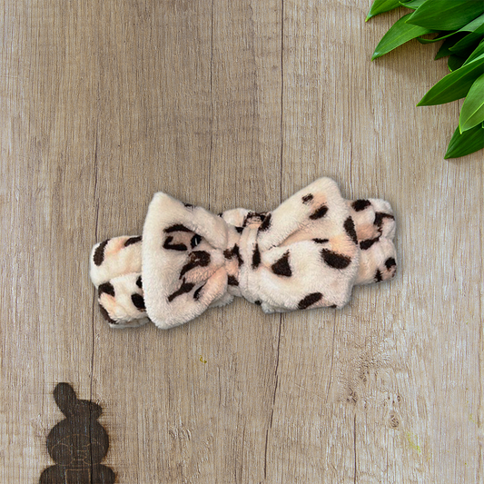 Leopard Print Bow